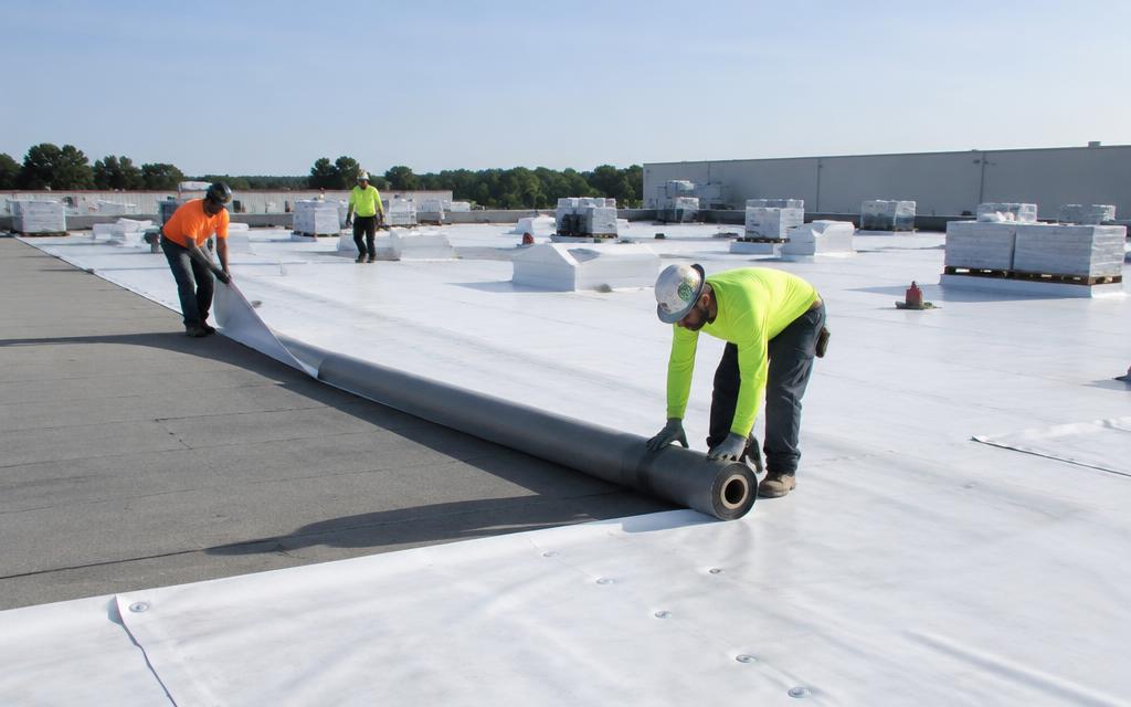 Commercial Roofing — example of this type of roofing work