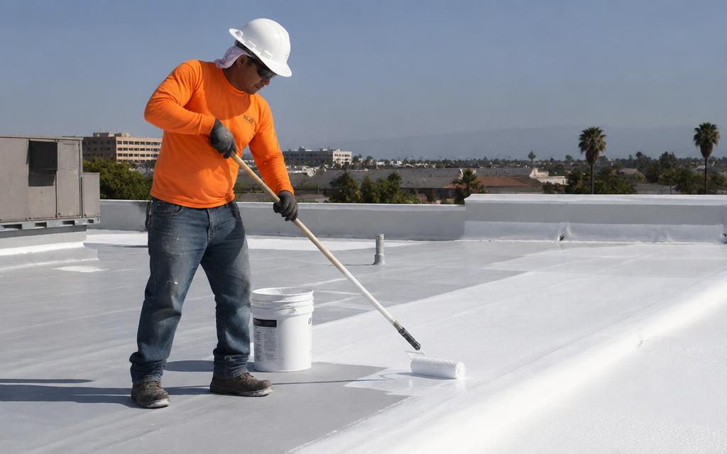 Roof Coatings — example of this type of roofing work
